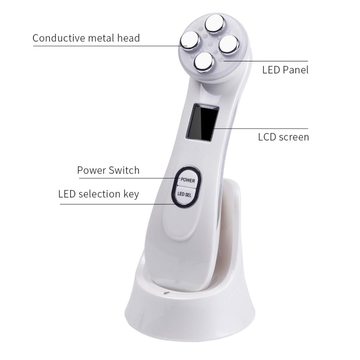 Masajeador Facial Ultrasonico Radio frec